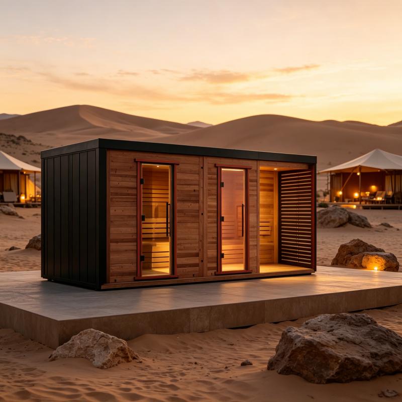Spa Wellness Resorts - Индивидуальная деревянная сауна для помещений и